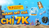 Chương trình khuyến mãi HOT từ Fado 7/7: Hàng Mỹ Giá Chỉ 7K