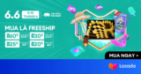 Mua Là Freeship Lazada 6/6/2024